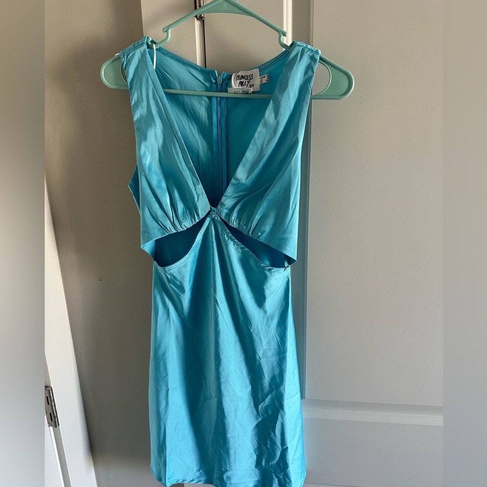 Princess Polly Savage Blue Mini Dress